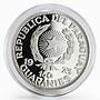 Paraguay 150 guaranies Mixteca Culture Animal Sculpure proof silver coin 1973