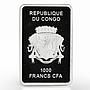 Congo 1000 francs Happy Baby colored silver proof coin 2015