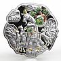 Niue 1 dollar All the Best goats cole colored silver coin 2015