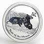 Australia 50 cents Year of the Mouse Lunar Series II 1/2 oz silver coin 2008