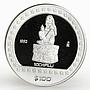 Mexico 100 pesos Seated Sculpture Xochipilli proof silver coin 1992