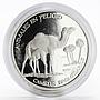 Sahrawi 1000 pesetas Dromedary Camel proof silver coin 2002