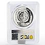 Mexico 5 pesos Statue El Luchador PF-69 PCGS silver coin 1996