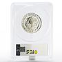 Mexico 20 pesos 80th Anniversary of Bank of Mexico PR-69 PCGS silver coin 2005