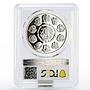 Mexico 1 oz Winged Victory PR-69 PCGS proof silver coin 2000