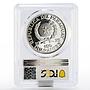 Paraguay 150 guaranies Huasteca Culture sculpture PR-67 PCGS silver coin 1973