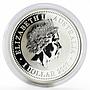 Australia 1 dollar Year of the Ox 2009 Lunar Series I gilded silver coin 2007