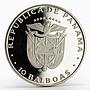 Panama 10 balboas International Year of the child proof silver coin 1982