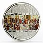 Cook Islands 20 dollars Raffael Santi Art The School of Athens silver coin 2010