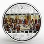 Cook Islands 20 dollars Raffael Santi Art The School of Athens silver coin 2010