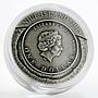 Niue 1 dollar Crater Meteorites series Wolfe Creek Crater silver coin 2015