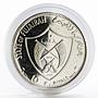 Fujairah 10 riyals Apollo XIII Moon Landing Program proof silver coin 1970