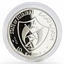 Fujairah 10 riyals Apollo XII Moon Landing Program proof silver coin 1970