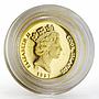 Cook Islands 25 dollars Endangered Animal series The Lion proof gold coin 1997