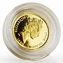 Cook Islands 25 dollars Endangered Animal series The Tiger proof gold coin 1990