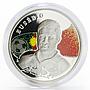 Armenia 100 dram Kings of Football series Eusebio proof silver coin 2008