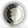 Niue 1 dollar Victory 1812 series Artillery colored proof silver coin 2012