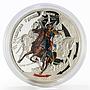 Niue 1 dollar Victory 1812 series Cavalry colored proof silver coin 2012