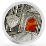 Palau 10 dollars Mineral Art series Taj Mahal silver coin 2014