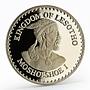 Lesotho 10 maloti International Games Hurdling proof nickel coin 1984