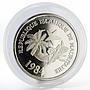 Mauritania 500 ouguiya International Games Fencing proof nickel coin 1984