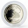 Guinea-Bissau 250 pesos International Games Horizontal Bar nickel coin 1984