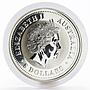 Australia 8 dollars Lunar series I Year of the Monkey silver coin 2004