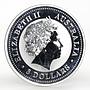 Australia 8 dollars Lunar series I Year of the Monkey silver coin 2004