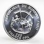 Burkina Faso 500 francs Spirit of Africa series The Lion silver coin 2016