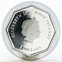 Cook Islands 5 dollars Saint Valentine gilded proof silver coin 2012