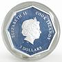 Cook Islands 5 dollars Saint Valentine gilded proof silver coin 2012