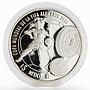 Mexico 5 pesos World Cup Soccer Games FIFA football proof silver coin 2006