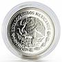 Mexico 100 pesos Monarch Butterflies Fauna proof silver coin 1987