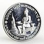 Thailand 600 baht 700th Anniversary of Thai Alphabet proof silver coin 1983