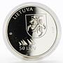 Lithuania 50 litu The XXX Olympic Games in London Sailing proof silver coin 2011