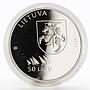 Lithuania 50 litu The XXX Olympic Games in London Sailing proof silver coin 2011