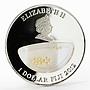 Fiji 1 dollar Treasures of Mother Nature Pink Pearl proof silver coin 2012