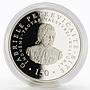 Lithuania 50 litu 150th of Gabriele Petkevicaite-Bite proof silver coin 2011