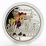 Niue 1 dollar Cartoon Characters Bolek and Lolek colored proof silver coin 2011