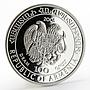 Armenia 100 dram Caucasus Wild series The Wide - Eared Hedhehog silver coin 2006