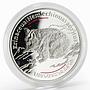 Armenia 100 dram Caucasus Wild series The Wide - Eared Hedhehog silver coin 2006