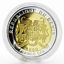 Benin 1000 francs Legendary Gold Classics Krugerrand gilded silver coin 2015