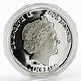 Cook Islands 5 dollar Chelyabinsk Meteorite proof silver coin 2013