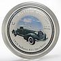 Cook Islands 2 dollars Classic Speedster Auburn 851 colored silver coin 2006