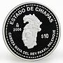 Mexico 10 pesos 180th Anniversary of Chiapas proof silver coin 2006