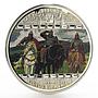 Cook Islands 20 dollars Viktor Vasnetsov Three Bogatyrs proof silver coin 2010