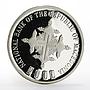 Macedonia 1 denar 2000th Anniversary of Christianity proof silver coin 2000