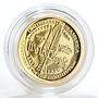 US set of 2 coins 1 and 5 $ Constitution 200 anniversary gold +silver coin 1987