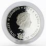 Ghana 5 cedis The Hedgehog and Butterflies colored silver coin 2013