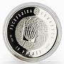 Belarus 10 rubles Faiths series Judaism Valozhyn Yeshiva proof silver coin 2010